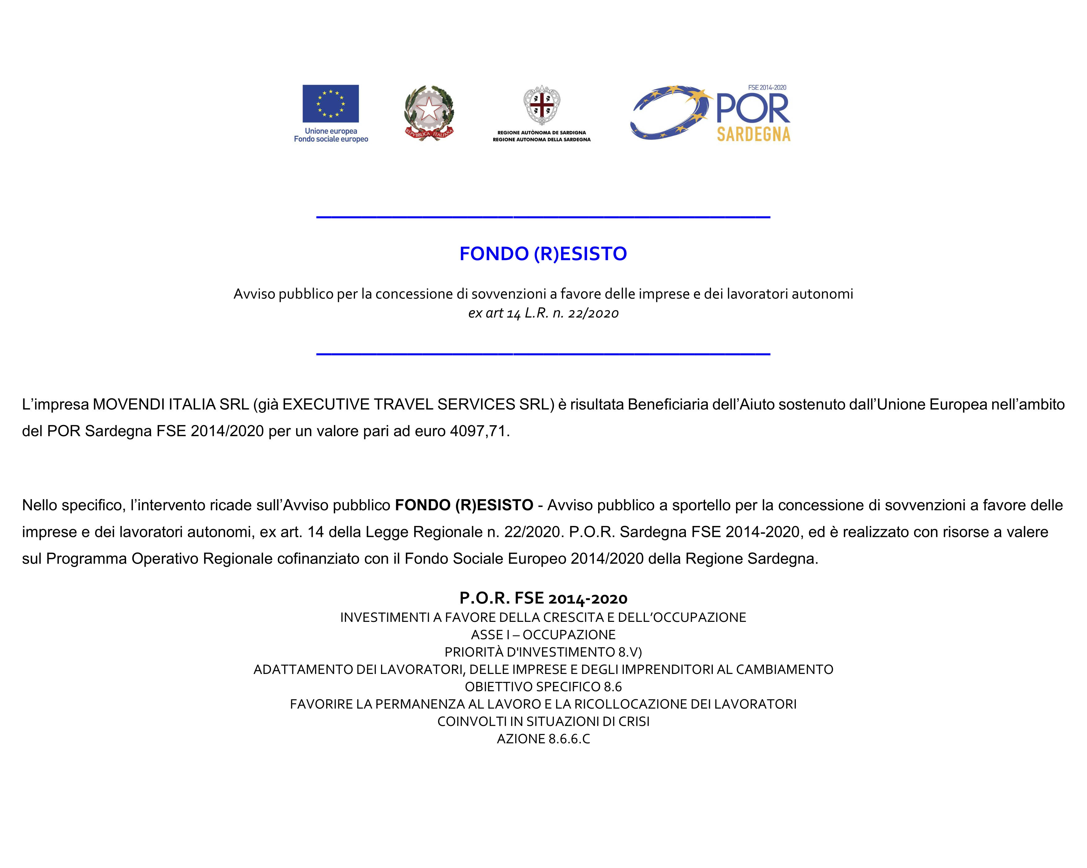 Movendi - Fondo (R)esisto